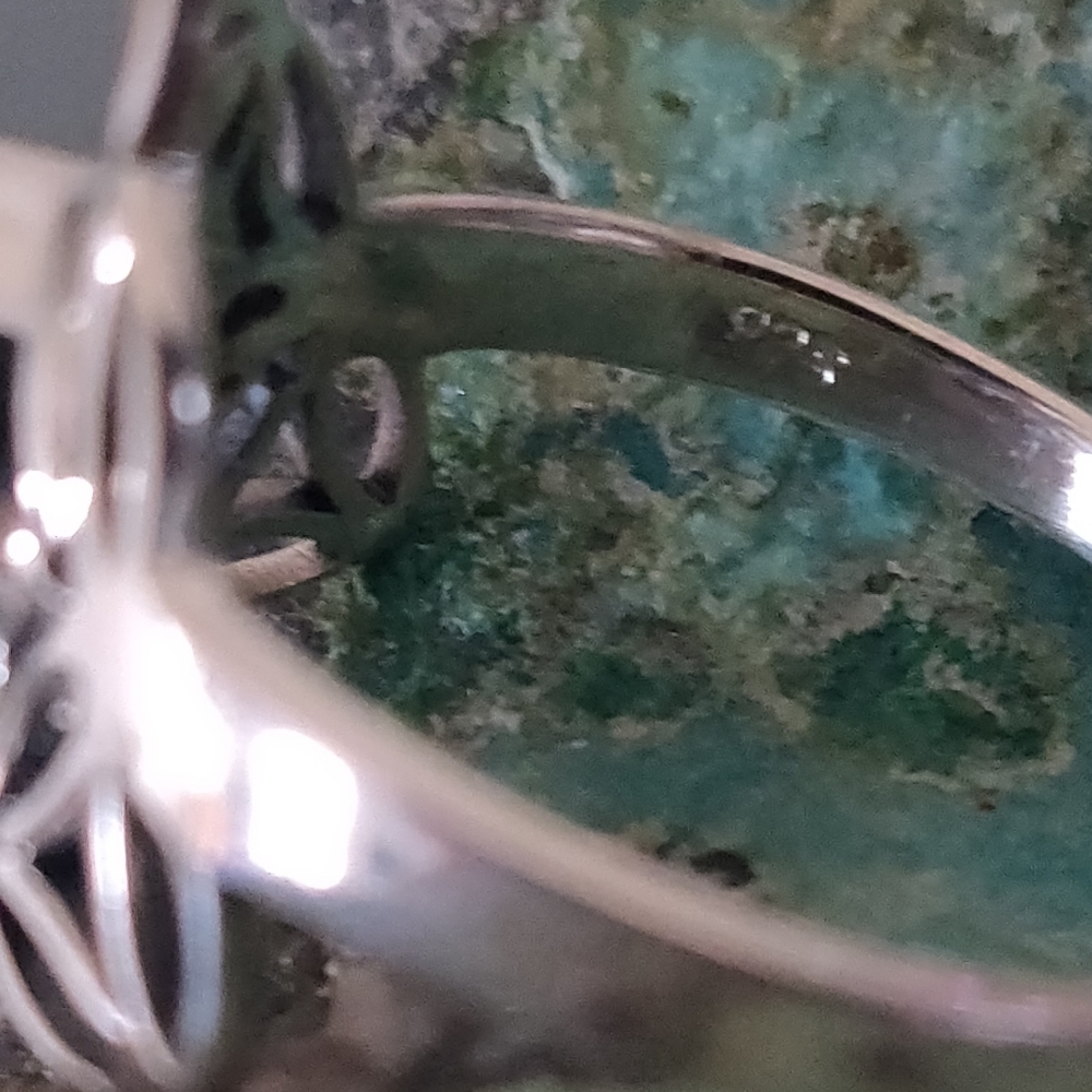 Golden Rutile Sterling Silver Ring - Picture 2 of 7